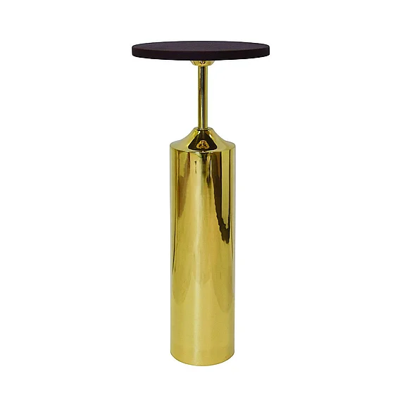 Worlds Away Bolton Brass Base Cigar Table BOLTON