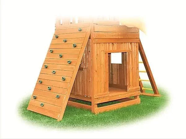 Eastern Jungle Gym 56"H Large Wood Bottom Clubhouse