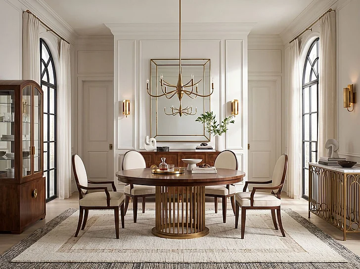 A.R.T. Furniture Boulevard 5pc Round Dining Set