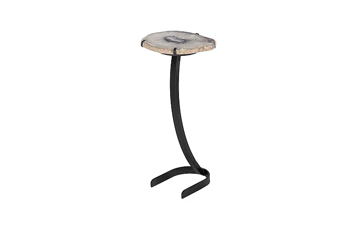 Phillips Collection Agate Side Table, Horseshoe Base, Assorted in BR116728