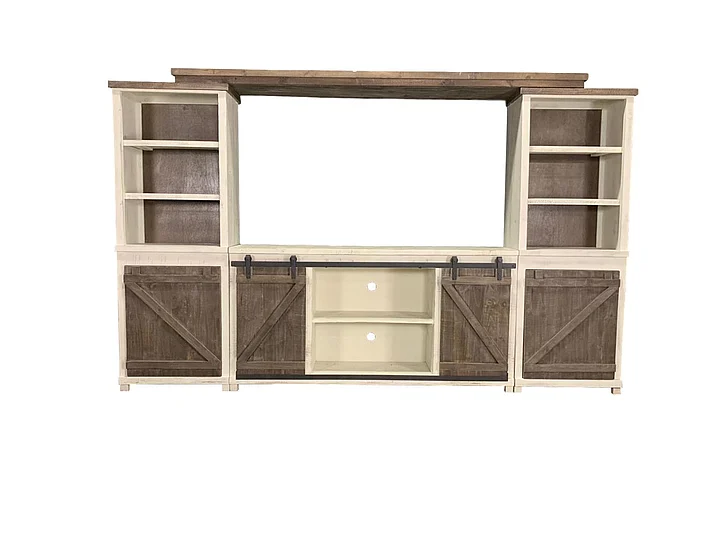 Split Nickel Braxton Wall Unit | SOB352