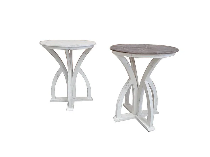 Split Nickel Bridgette Side Table MIC-BRID-SIDE | COB41