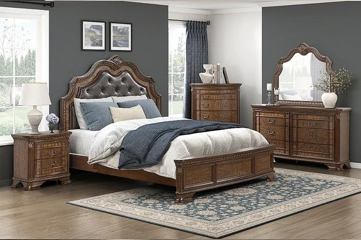Homelegance Bridgepoint 2pc Bedroom Set in Dark Brown