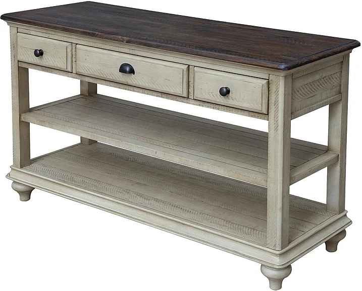 Cottage Creek Brockton Console Table in Light Wheat 2392-0490