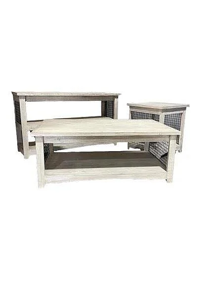 Split Nickel Bronco 3pc Occasional Set
