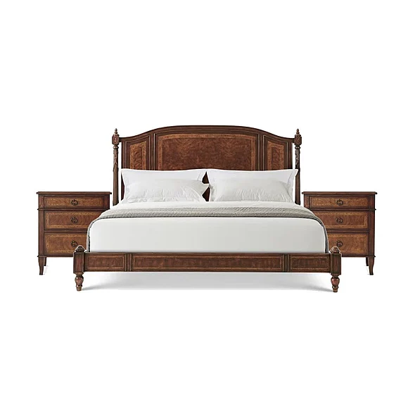 Theodore Alexander Brooksby 2pc Panel Bedroom Set in Brooksby