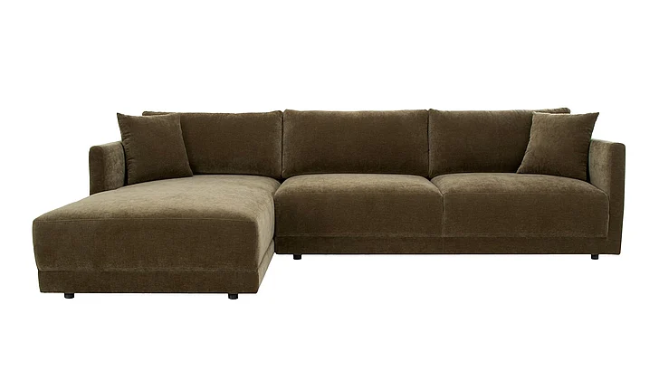 Moe's Home Collection Bryn Left Sectional in Heritage Green JM-1027-27-L-0