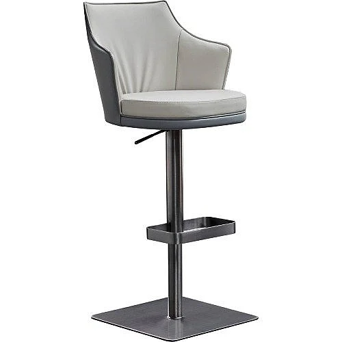 Whiteline Modern Baxter Barstool in BS2006P-LGRY/DGRY