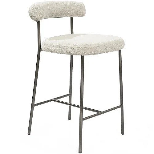 Whiteline Modern Ella Counter Stool in BS2037CF-LGRY