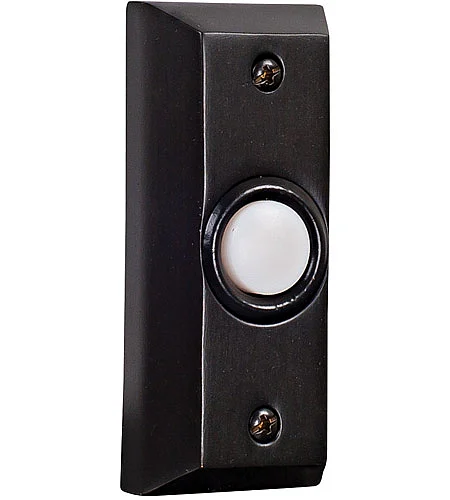 Craftmade Surface Mount Rectangle Lighted Push Button in Bronze BS8-BZ