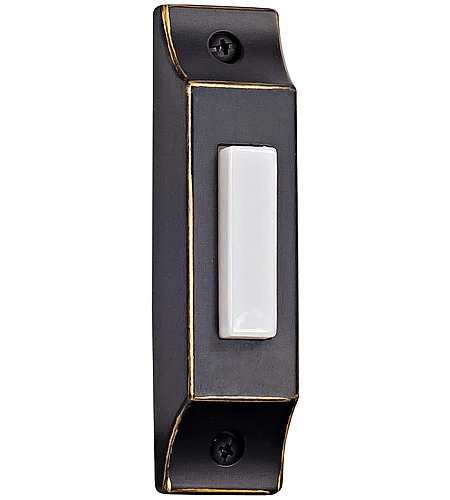 Craftmade Surface Mount Die-Cast Builder's Series LED Lighted Push Button in Antique Bronze BSCB-AZ