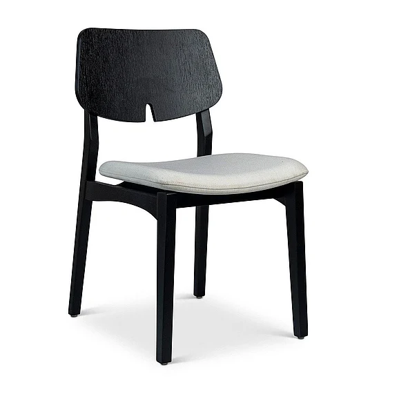 Urbia Modern Brazilian Beth - Side Chair - Alabaster Seat - Ebano Frame BSM-208059-02 CLOSEOUT