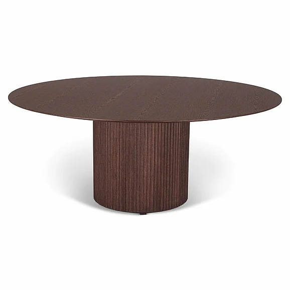Urbia Modern Brazilian Atenas - 71" Round Dining Table - Wenge Frame BSM-208098-06