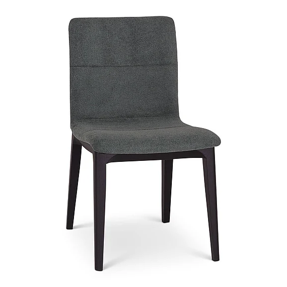 Urbia Modern Brazilian Godan Side Chair - Jackpot Teal Seat - Ebano Frame BSM-239955-02