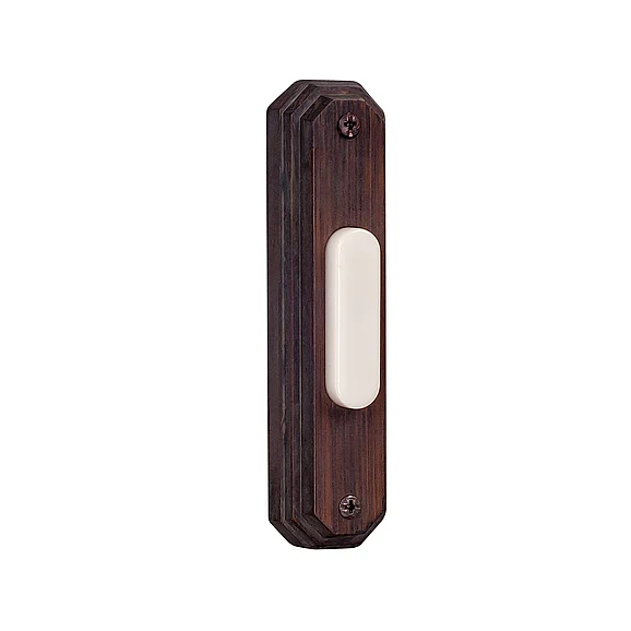 Craftmade Surface Mount Octagon Lighted Push Button in Rustic Brick BSOCT-RB CLOSEOUT