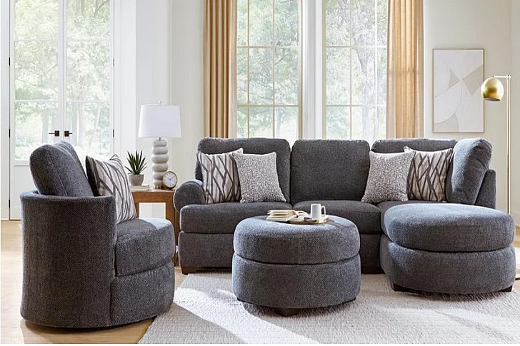 Peak Living 920 2pc Living Room Set in Odin Galaxy CUSTOM ITEM