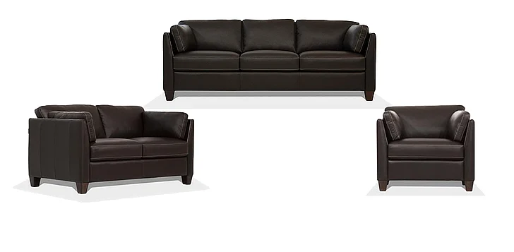 ACME Matias 2pc Living Room Set in Chocolate
