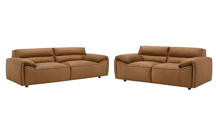 Coaster Buxton 2pc Living Room Set in Orange