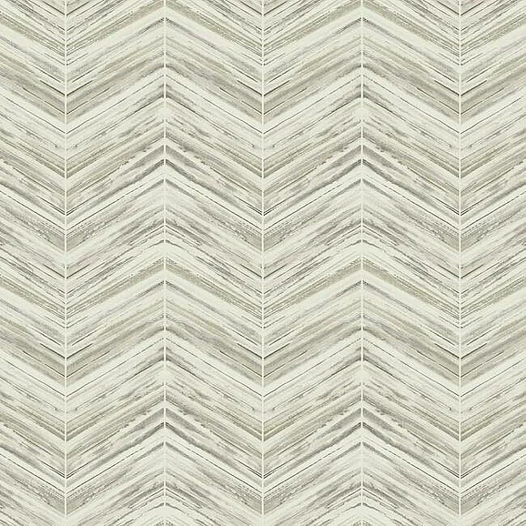 York Black and White Resource Library E40 Petite Watercolor Chevron Wallpaper in Cream BW3912 (Double Roll) FedEx/UPS
