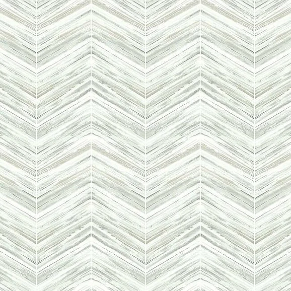 York Black and White Resource Library E40 Petite Watercolor Chevron Wallpaper in White/Gray BW3913 (Double Roll) FedEx/UPS