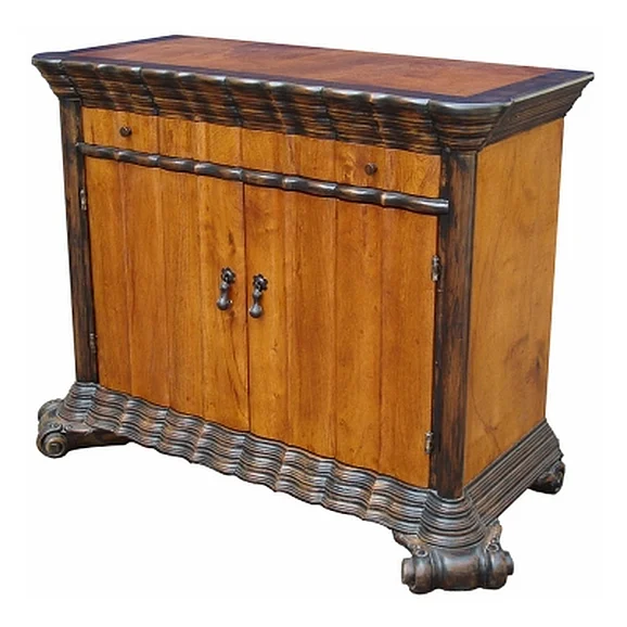 Galerias Arther Mezquite Nightstand in C-07BR/Monasterio