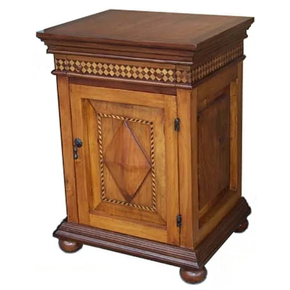 Galerias Arther Rhombus Nightstand in C-15br/Yugo