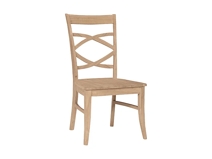 John Thomas Unfinished Milano Side Chair C-316B