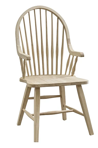 John Thomas Unfinished Windsor Arm Chair C-968