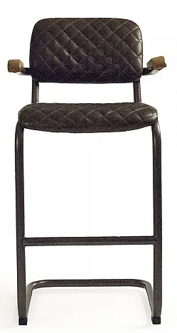Zentique Helen Bar Stool in Brown (Set of 2) C0045C-1