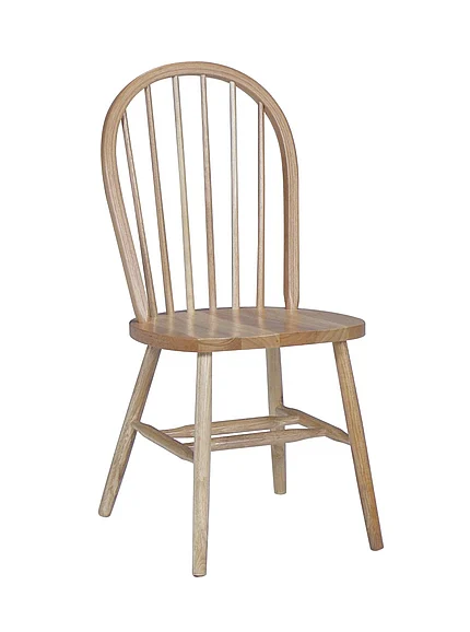 John Thomas Furniture Dining Essentials Windsor Side Chair (Set of 2) in Natural C01-112