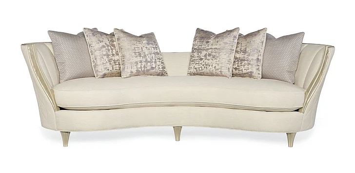 Caracole Furniture Adela Sofa in Blush Taupe C010-016-012-A