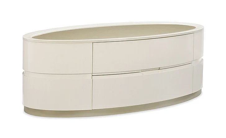 Caracole Furniture Adela Cocktail Table in Blush Taupe C011-016-403 CLOSEOUT