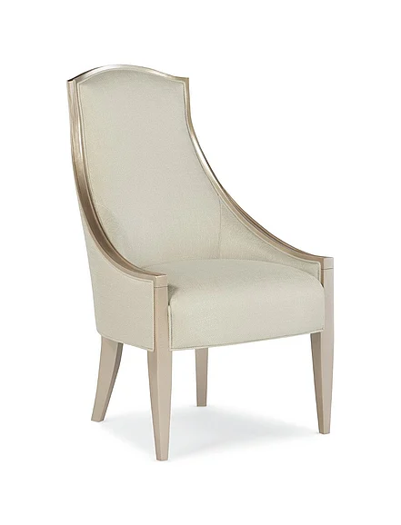 Caracole Furniture Adela Side Chair in Blush Taupe C012-016-281 CLOSEOUT