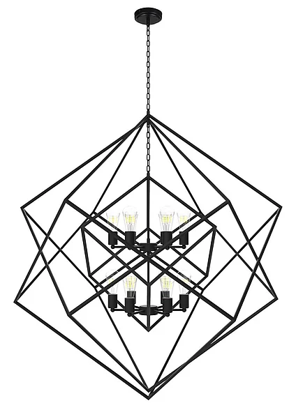 Vinci Lighting Galaxia Chandelier in Black C1070-12BK