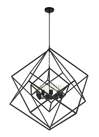 Vinci Lighting Galaxia Chandelier in Black C1070-6BK