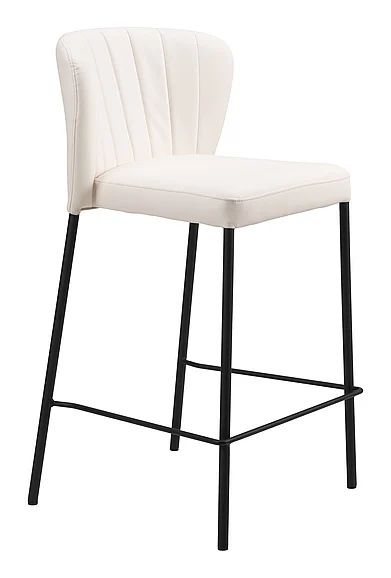 Zuo Modern Linz Counter Stool (Set of 2) Cream 109780