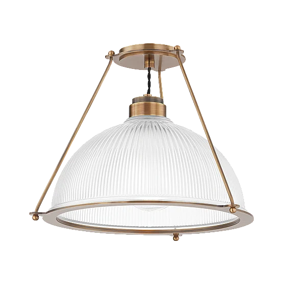 Troy Lighting Glint Semi Flush C2118-PBR