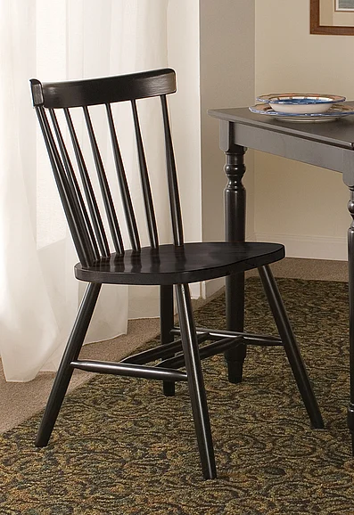 John Thomas Furniture Dining Essentials Copenhagen Side Chair (Set of 2) in Black C46-285