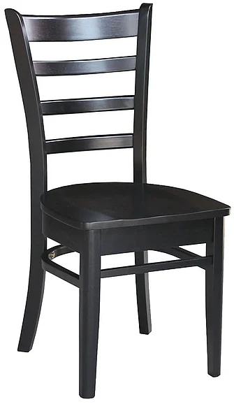 John Thomas Dining Essentials Emily Side Chair in Black C46-617B