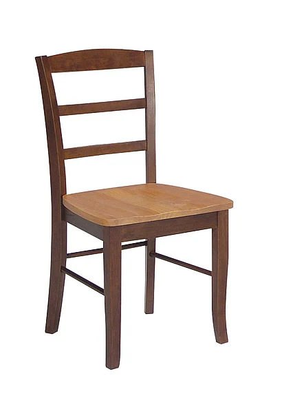 John Thomas Furniture Dining Essentials Madrid Side Chair (Set of 2) in Cinnamon/Espresso C58-2