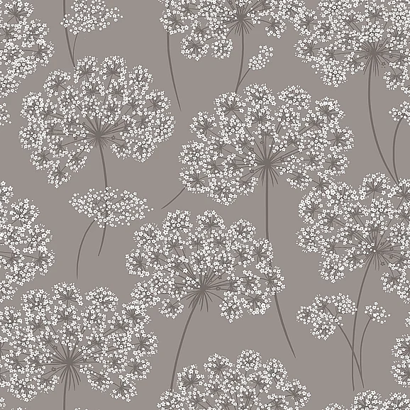 York NuWallpaper Angelica Grey Peel & Stick Wallpaper NU1693