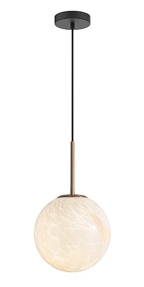 Vinci Lighting Pearl Pendants in Aged Brass C77701-AB/BK