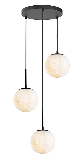 Vinci Lighting Pearl Chandelier in Black C77703-BK