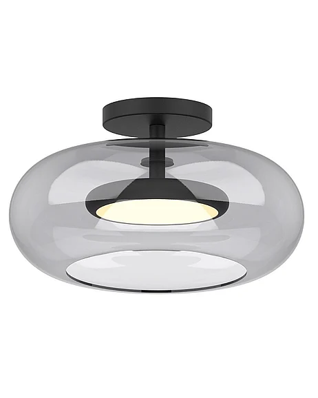 Vinci Lighting Flush Mounts in Black C86003-SM-BK