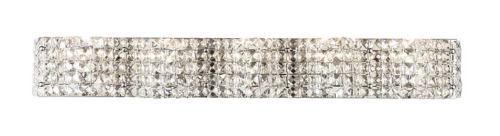 Elegant Ollie 5 Light Chrome and Clear Crystals Wall Sconce LD7019C CLOSEOUT