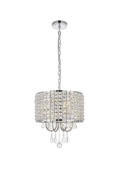 Elegant Elise 14 In. Pendant in Chrome LD713D14C CLOSEOUT