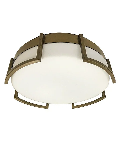 Vinci Lighting Flush Mount Ceiling Lighting in Antique Brass FM9806GD