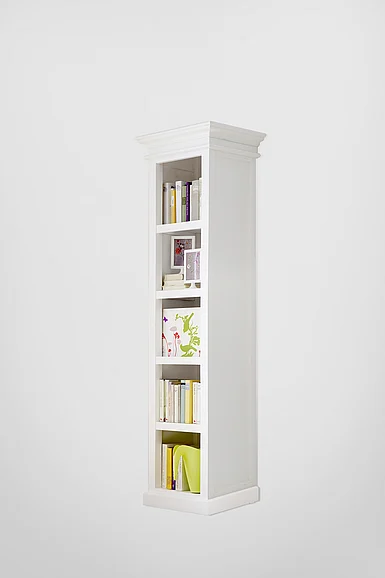 Nova Solo Halifax Bookshelf in White CA591