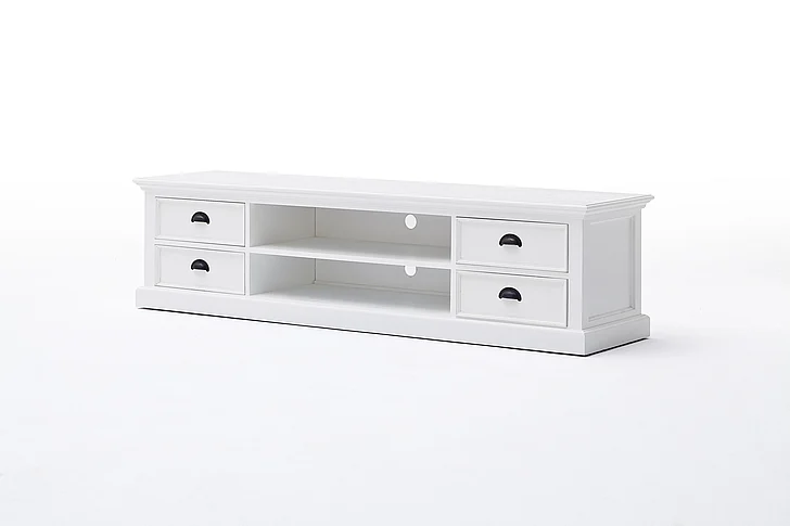 Nova Solo Halifax Large ETU with 4 Drawers in White CA631