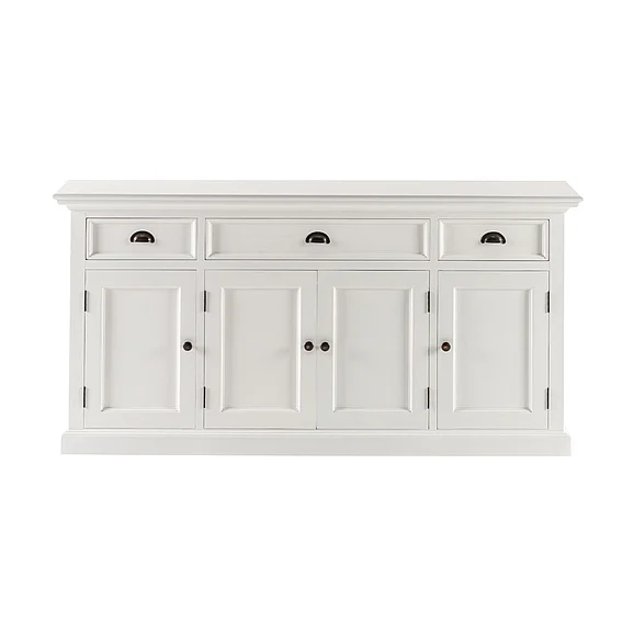 Nova Solo Halifax Buffet Console Table in Classic White CA633